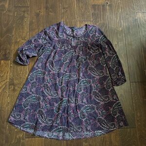 Paisley boho dress
